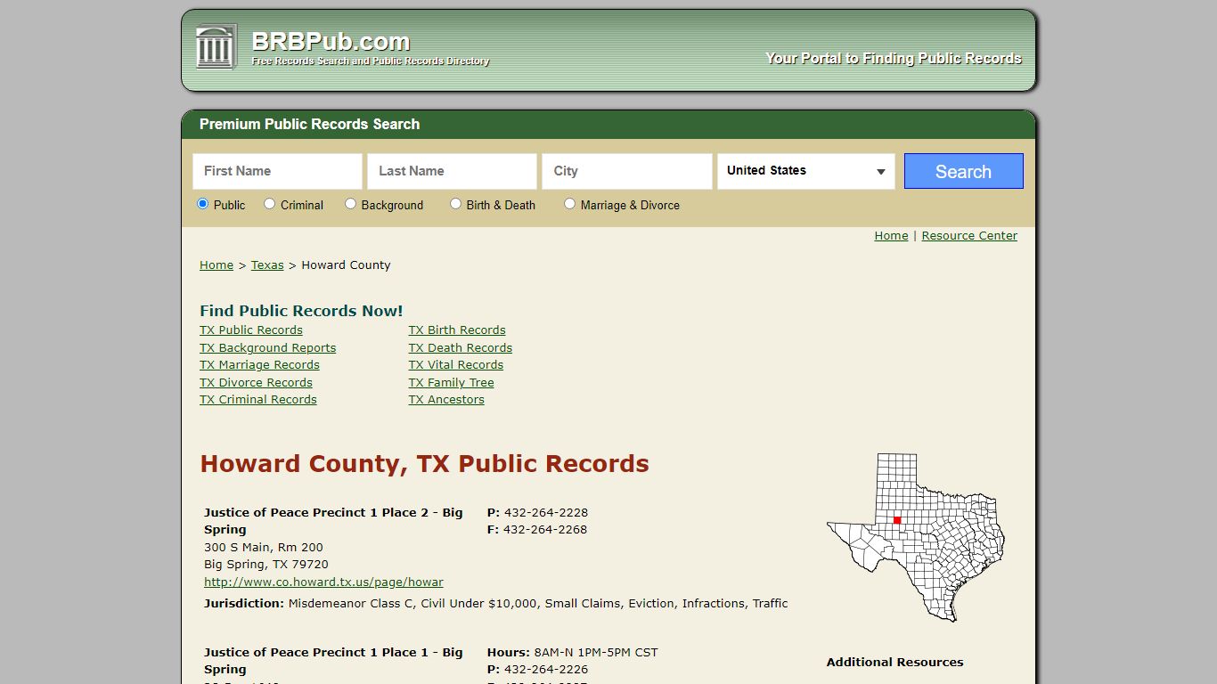 Howard County Public Records | Search Texas Government ...